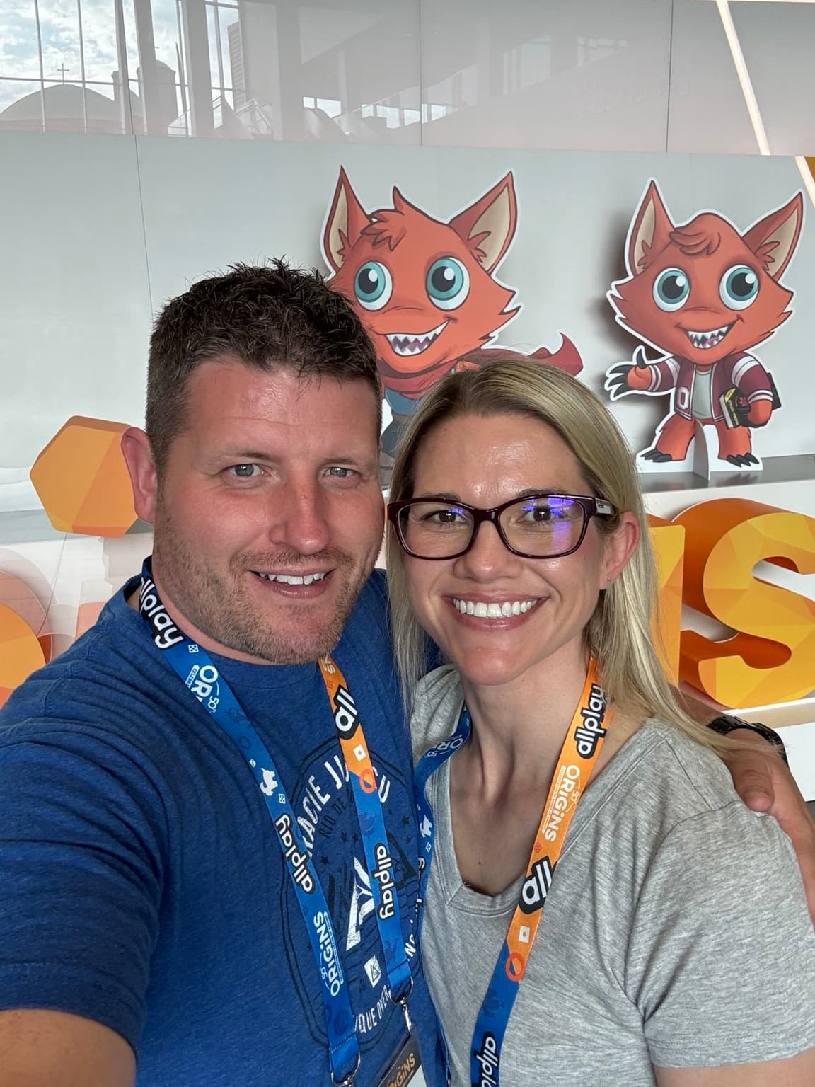 Doug and Rachel at Origins
